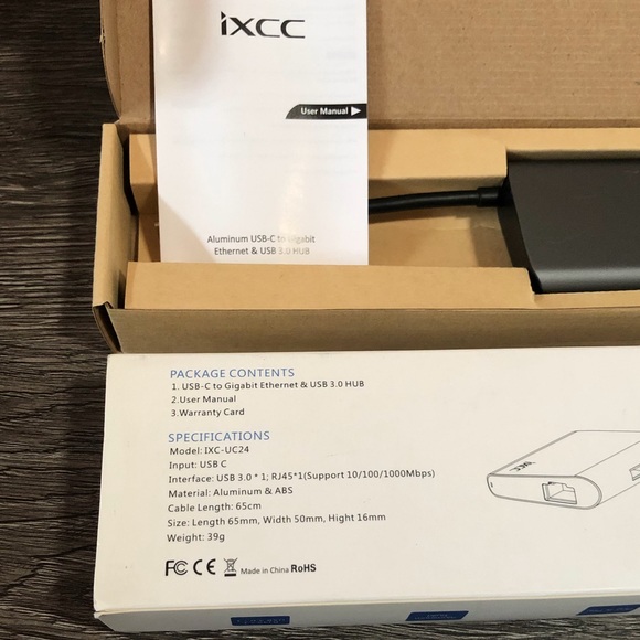 iXCC USB-C RJ45 Hub - Picture 3 of 4